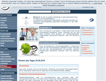 Tablet Screenshot of medinfo.de