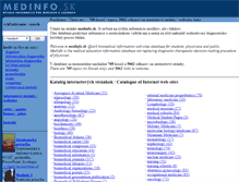 Tablet Screenshot of medinfo.sk